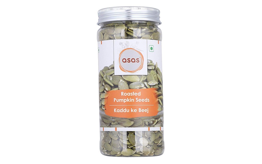Asas Roasted Pumpkin Seeds (Kaddu Ke Beej)   Plastic Jar  250 grams